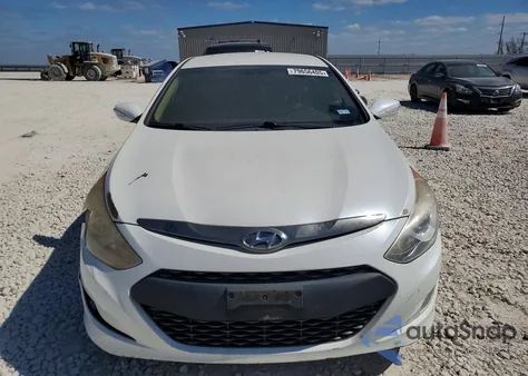 2015 Hyundai Sonata Hybrid Base z USA, uszkodzony, nr VIN KMHEC4A49FA128483